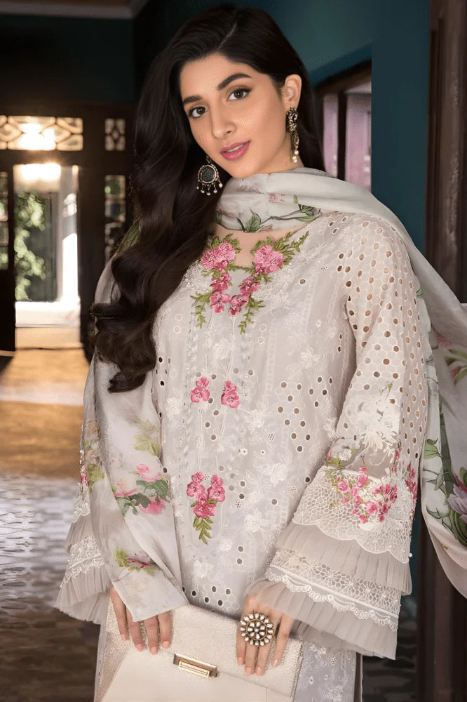3PC EMBROIDERED LAWN SUIT - GR-185