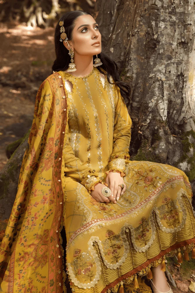 3PC EMBROIDERED LAWN SUIT - GR-382
