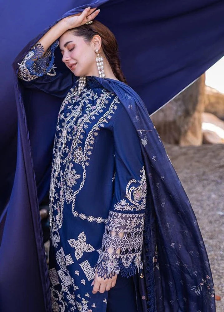 3PC EMBROIDERED LAWN SUIT - GR-738