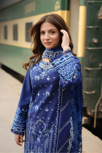 3PC EMBROIDERED LAWN SUIT - GR-665
