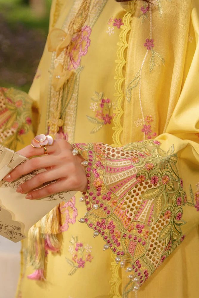 3PC EMBROIDED LAWN SUIT  GR - 746