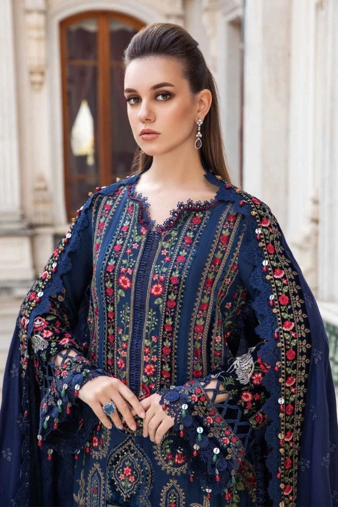 3PC EMBROIDERED LAWN SUIT - GR-391