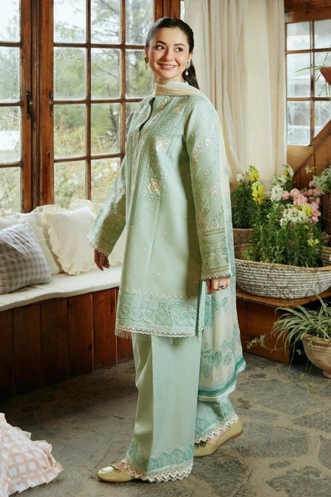 3PC EMBROIDERED LAWN SUIT - GR-134