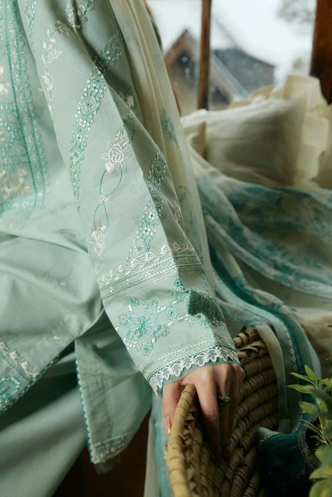 3PC EMBROIDERED LAWN SUIT - GR-134