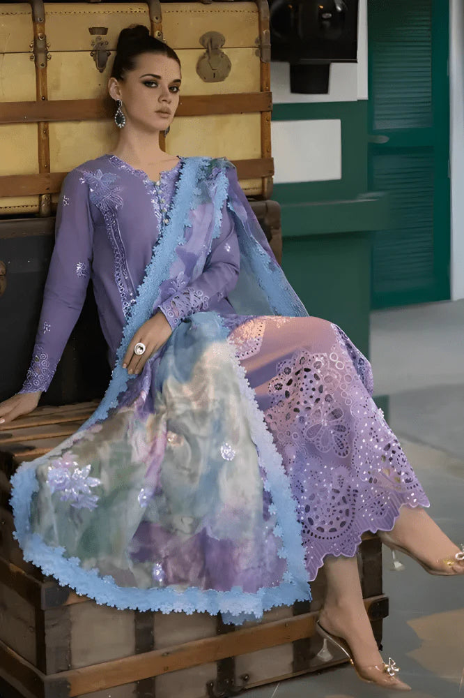 3PC EMBROIDERED LAWN SUIT - GR-210