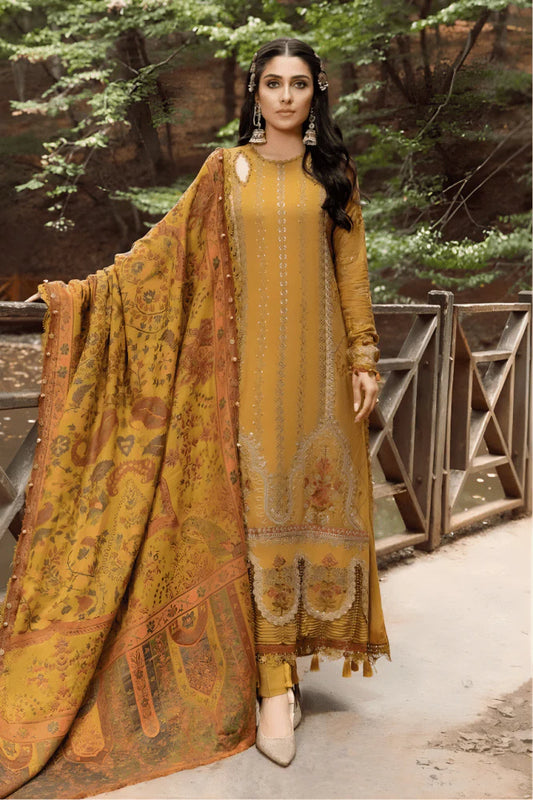 3PC EMBROIDERED LAWN SUIT - GR-382