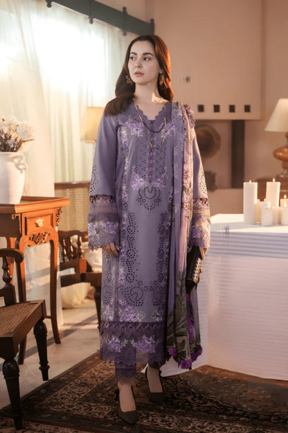 3PC EMBROIDERED LAWN SUIT - GR-466