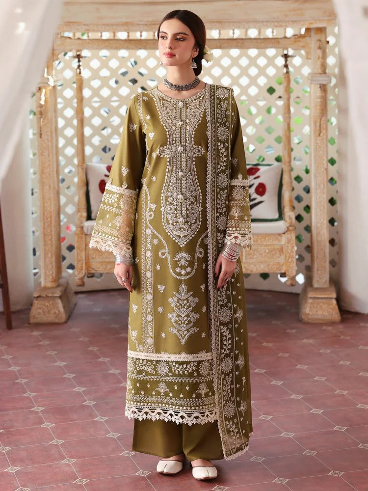 3PC EMBROIDERED LAWN SUIT - GR-471