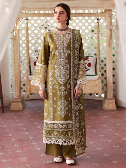 3PC EMBROIDERED LAWN SUIT - GR-471