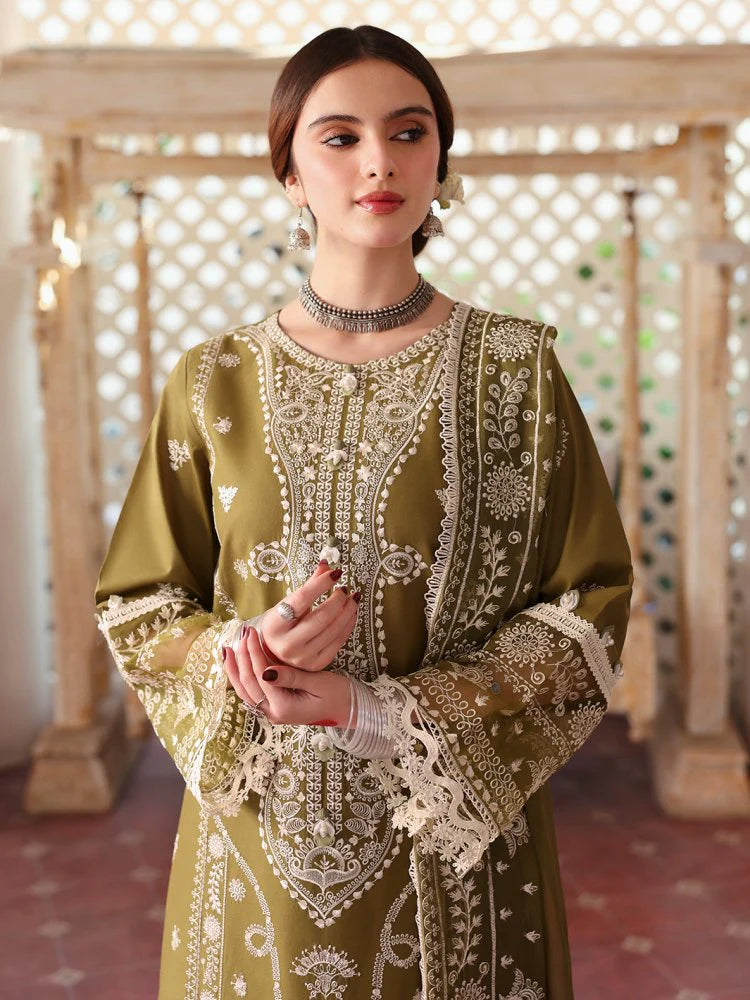 3PC EMBROIDERED LAWN SUIT - GR-471