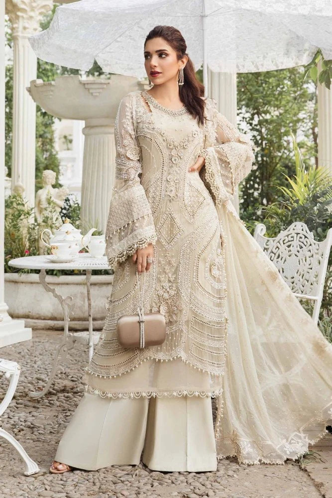 3PC EMBROIDERED LAWN SUIT - GR-501