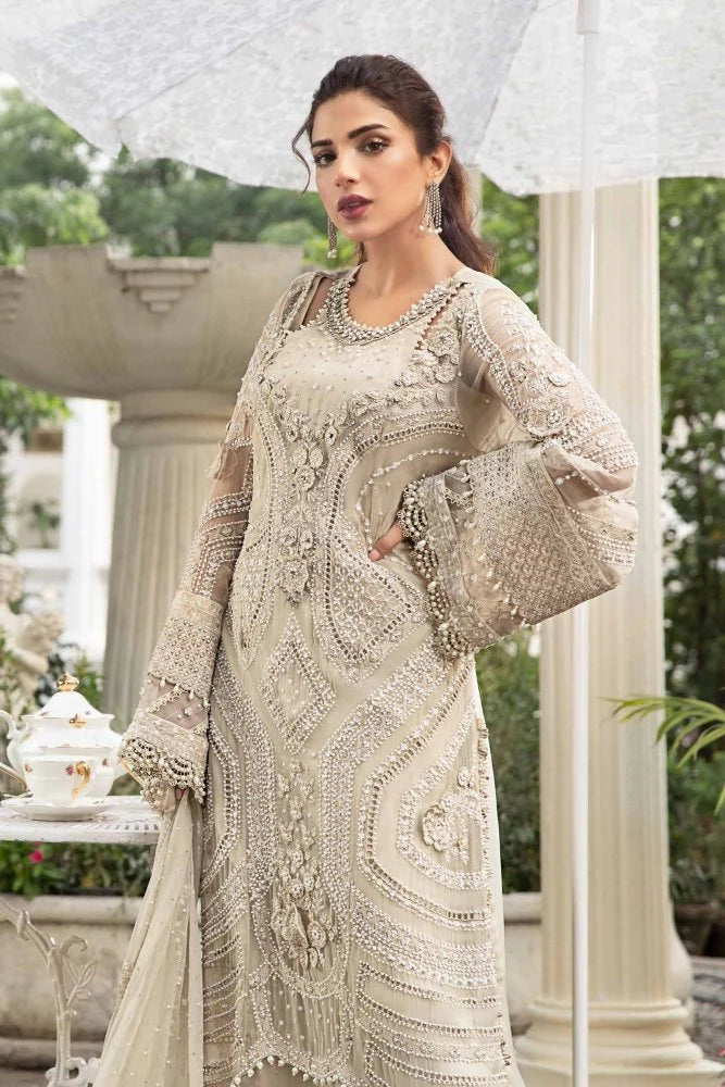 3PC EMBROIDERED LAWN SUIT - GR-501