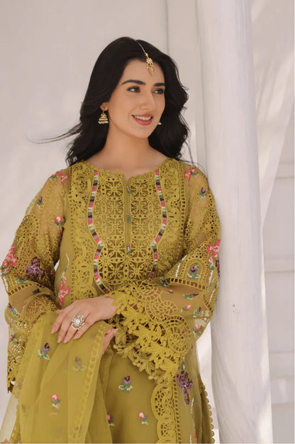 3PC EMBROIDERED LAWN SUIT - GR-511