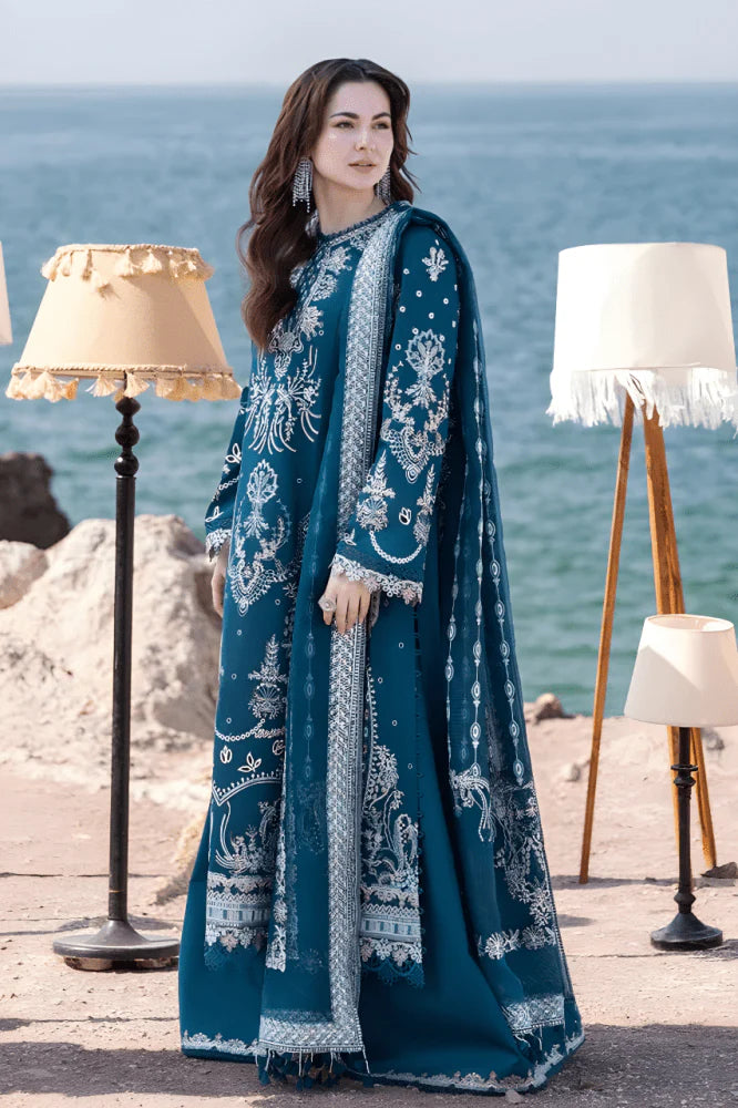 3PC EMBROIDERED LAWN SUIT - GR-521