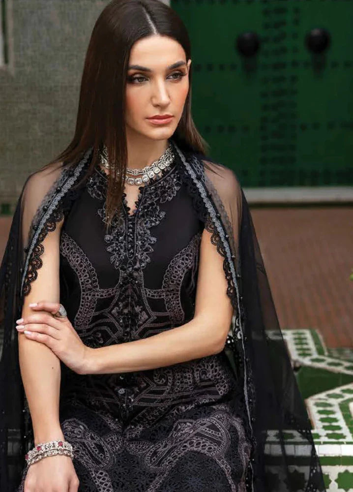 3PC EMBROIDERED LAWN SUIT - GR-522