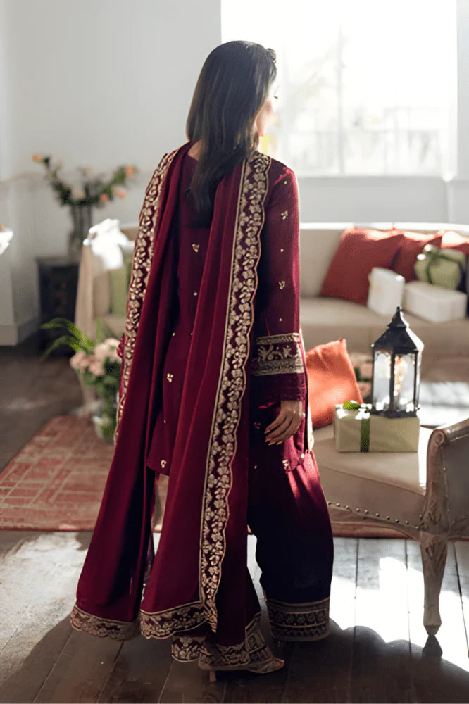 3PC EMBROIDERED LAWN SUIT - GR-652