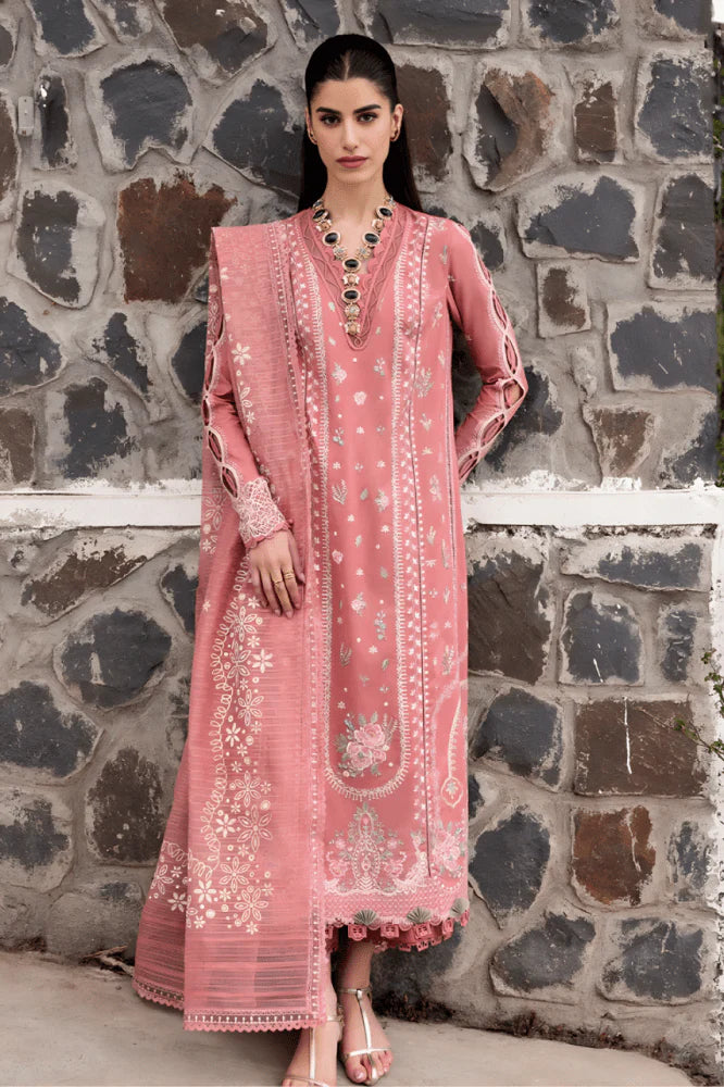 3PC EMBROIDERED LAWN SUIT - GR-655