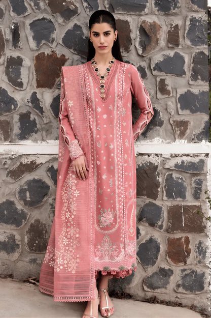 3PC EMBROIDERED LAWN SUIT - GR-655