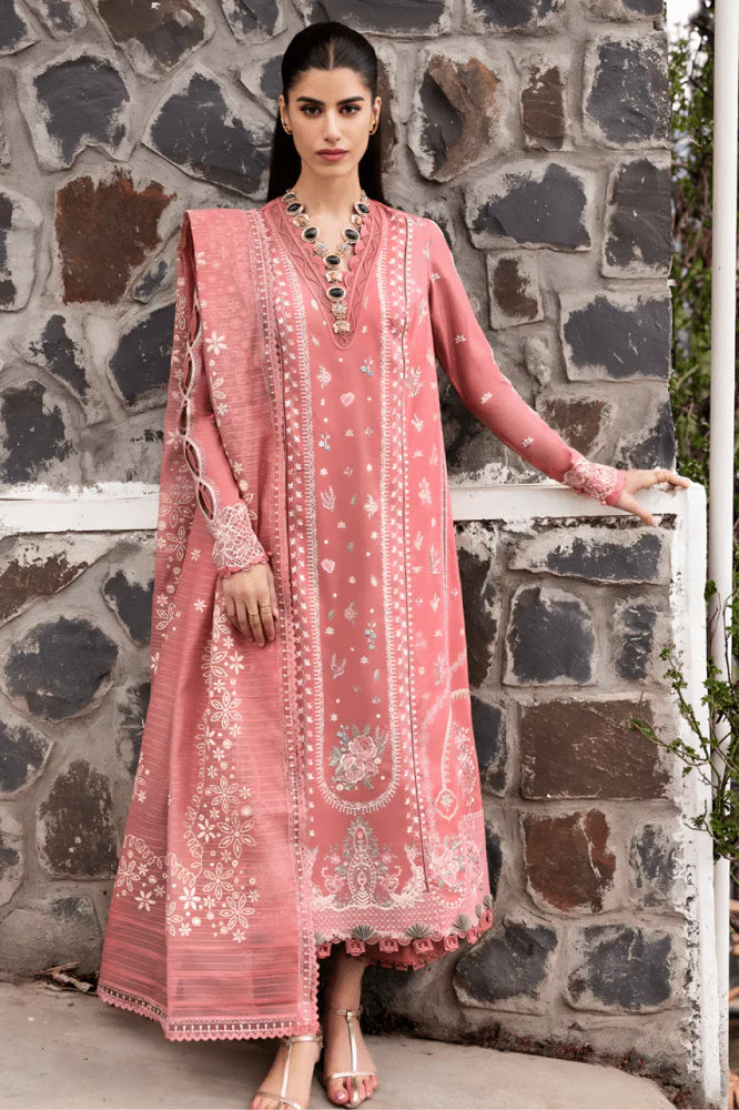 3PC EMBROIDERED LAWN SUIT - GR-655