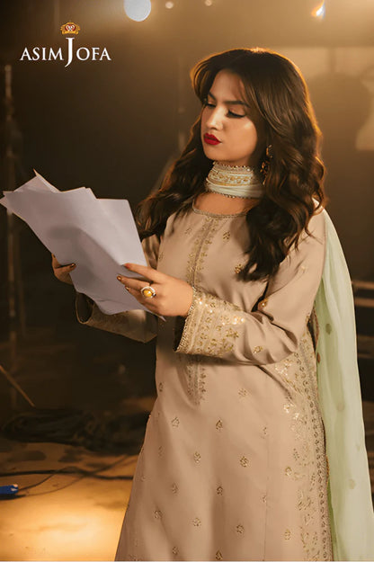 3PC EMBROIDERED LAWN SUIT - GR-660