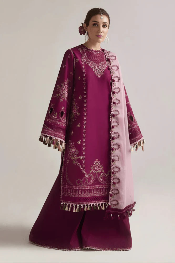 3PC EMBROIDERED LAWN SUIT - GR-662