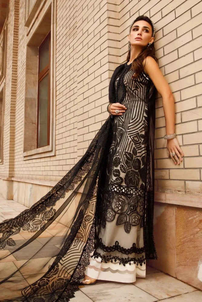 3PC EMBROIDERED LAWN SUIT - GR-686