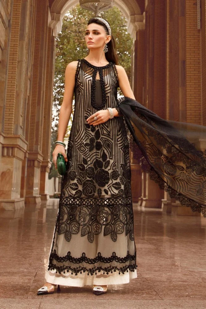 3PC EMBROIDERED LAWN SUIT - GR-686