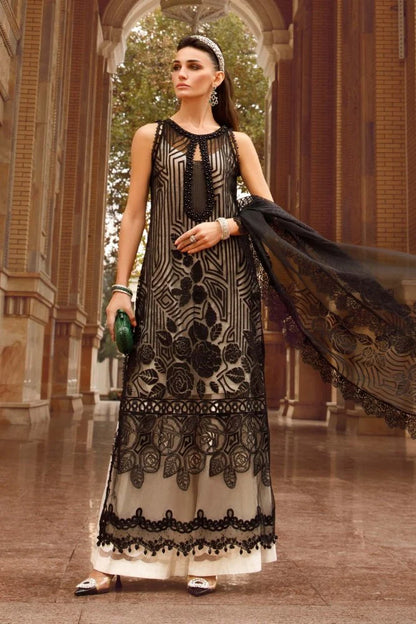 3PC EMBROIDERED LAWN SUIT - GR-686