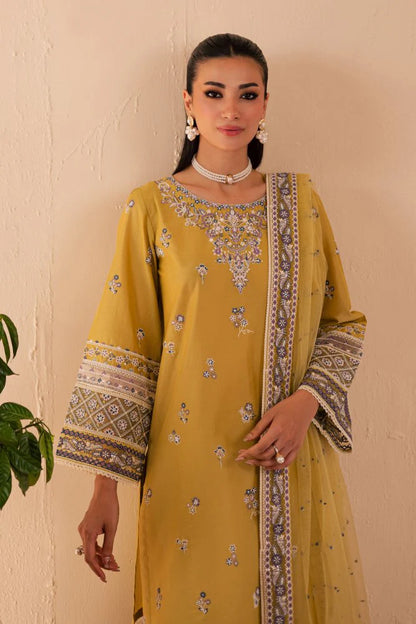 3PC EMBROIDERED LAWN SUIT - GR-691