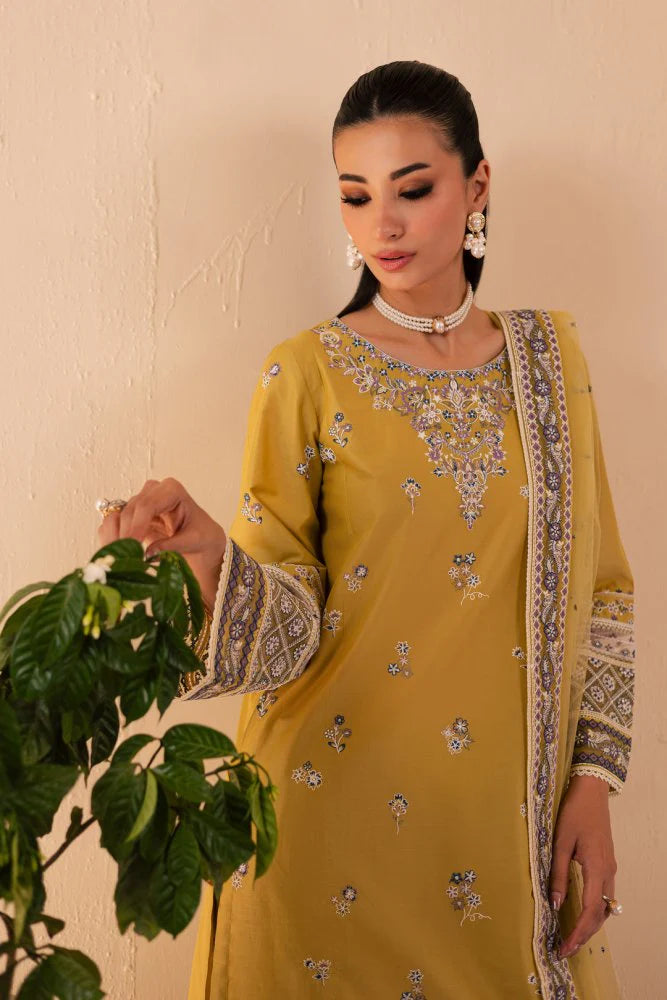 3PC EMBROIDERED LAWN SUIT - GR-691