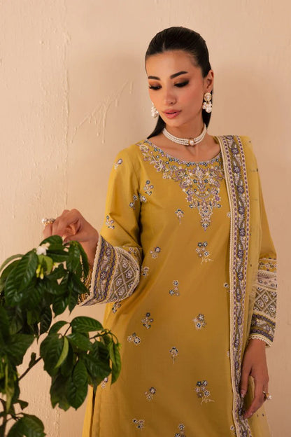 3PC EMBROIDERED LAWN SUIT - GR-691