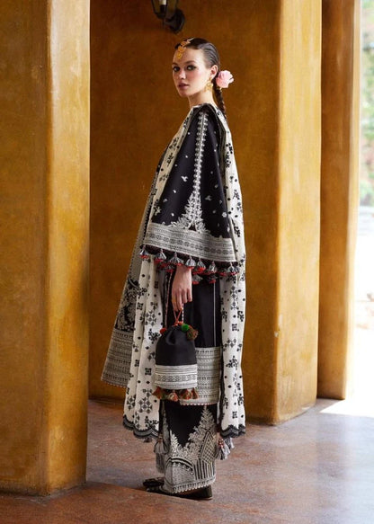 3PC EMBROIDERED LAWN SUIT - GR-705