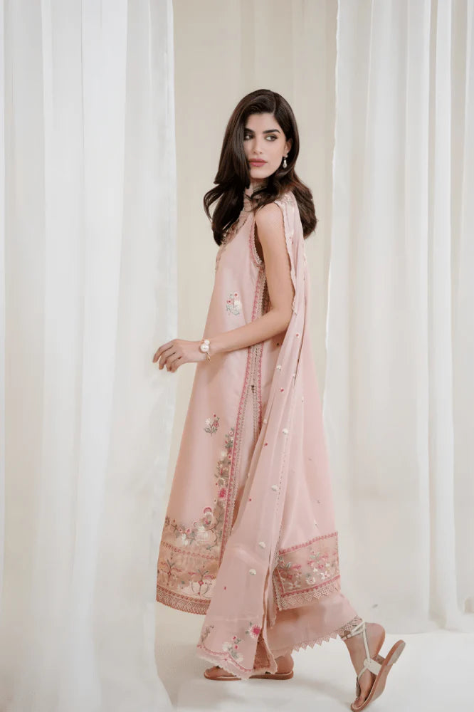 3PC EMBROIDERED LAWN SUIT - GR-716