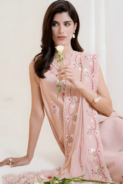 3PC EMBROIDERED LAWN SUIT - GR-716
