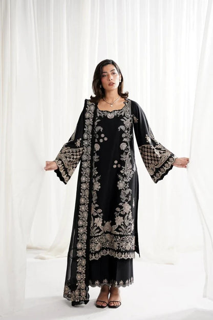 3PC EMBROIDERED LAWN SUIT - GR-717