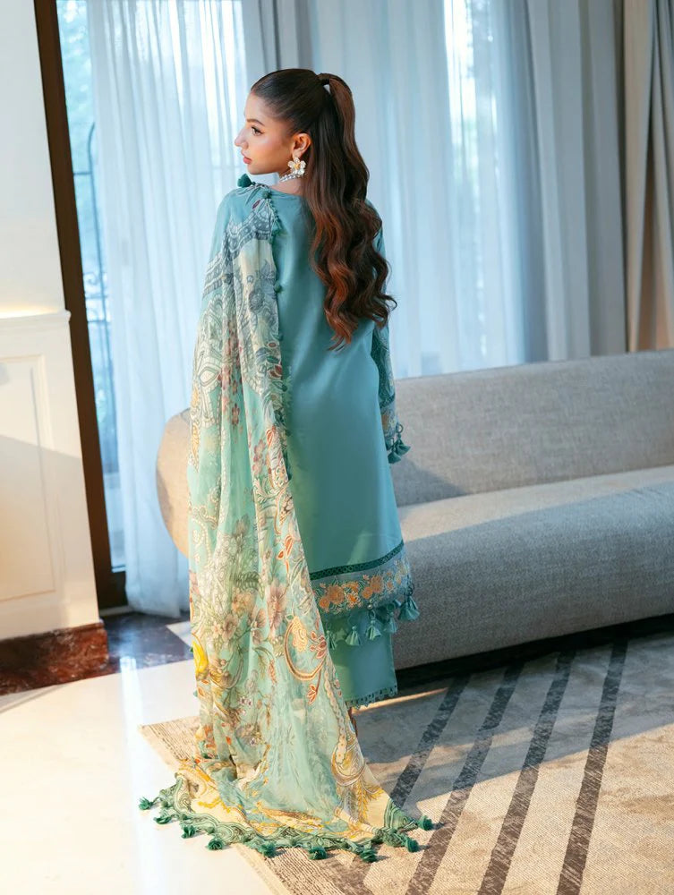 3PC EMBROIDERED LAWN SUIT - GR-723