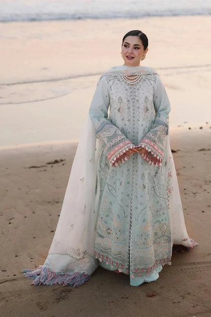 3PC EMBROIDERED LAWN SUIT - GR-730