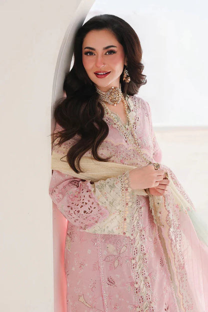 3PC EMBROIDERED LAWN SUIT - GR-733
