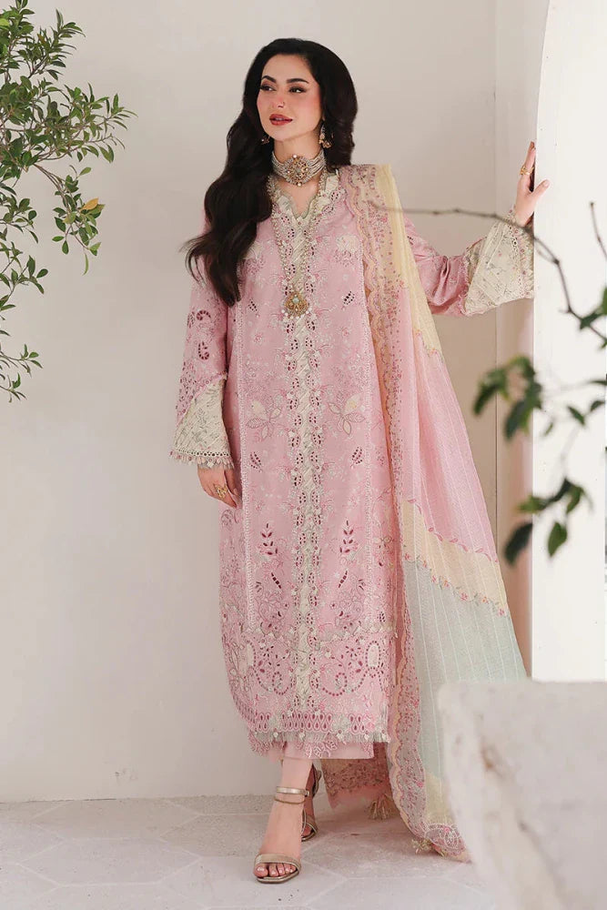 3PC EMBROIDERED LAWN SUIT - GR-733