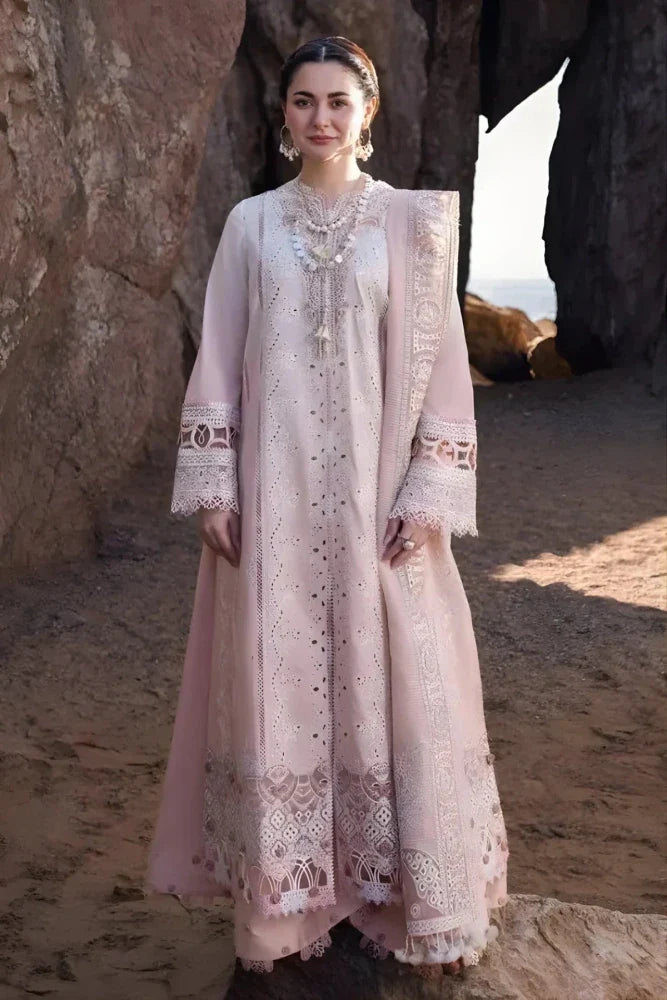 3PC EMBROIDERED LAWN SUIT - GR-734
