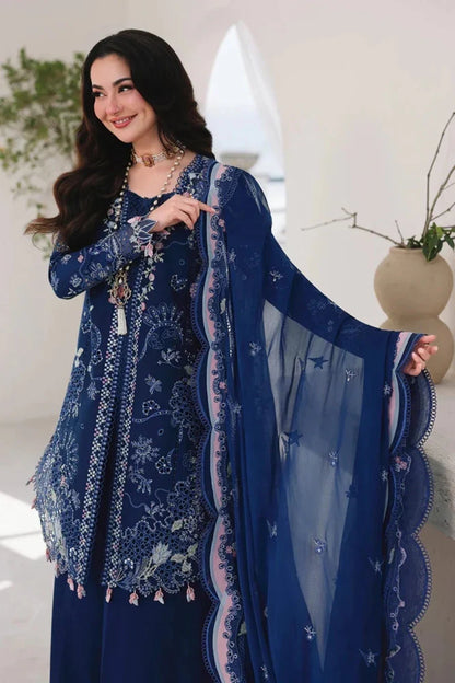 3PC EMBROIDERED LAWN SUIT - GR-737