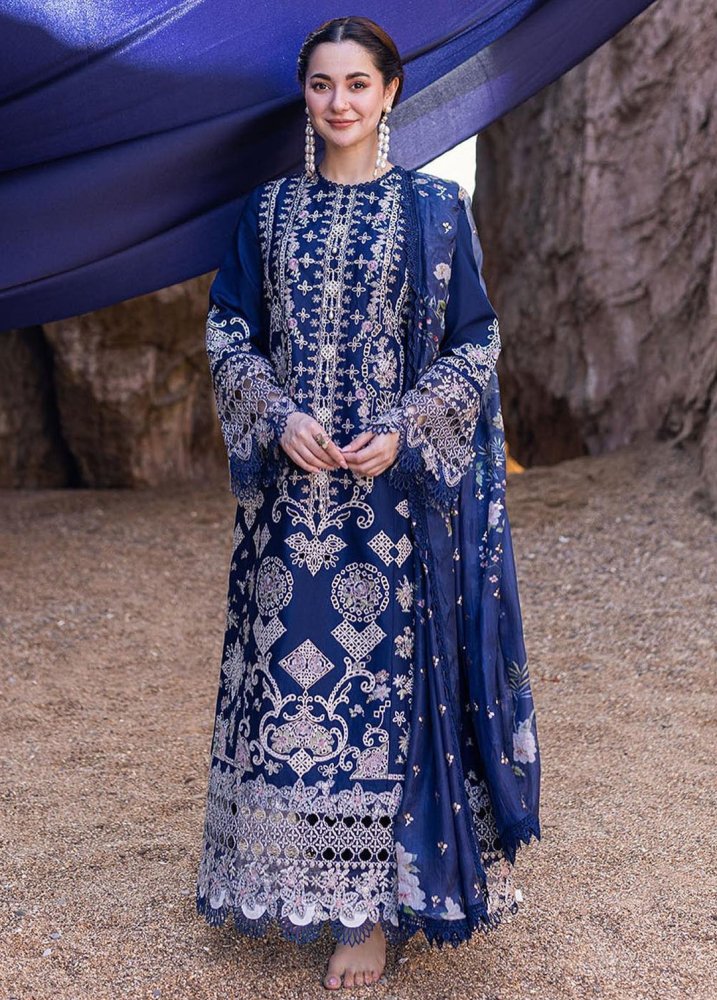 3PC EMBROIDERED LAWN SUIT - GR-738