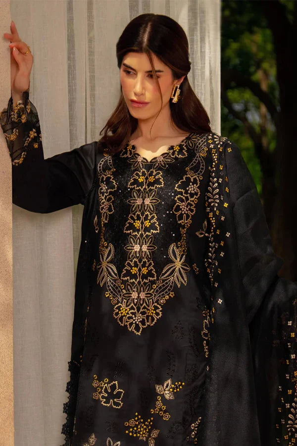 3PC LAWN EMBROIDED SUIT  GR - 747