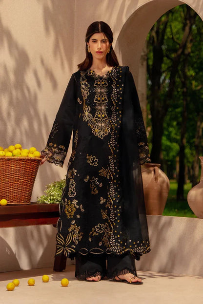 3PC LAWN EMBROIDED SUIT  GR - 747