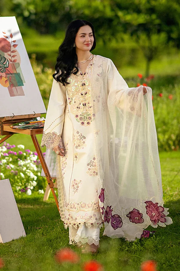 3PC LAWN EMBROIDED SUIT  GR - 748