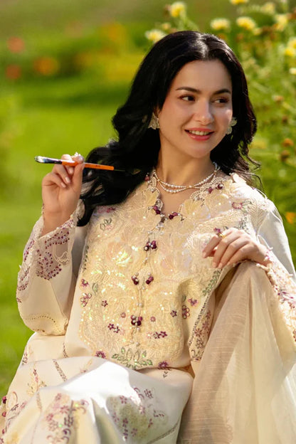 3PC LAWN EMBROIDED SUIT  GR - 748