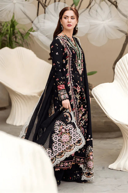 3PC LAWN EMBROIDERED SUIT  -GR- 508