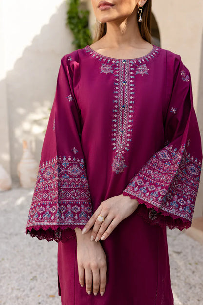 BATIK-2PC DHANAK SEQUENCE EMBROIDERED SHIRT WITH SEQUIN EMB TROUSER-BIC-116