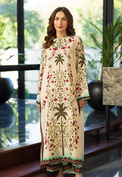 2PC SHAMOZE SILK PRINTED SHIRT & SHAMOZE SILK PRINTED TROUSER-BIC-2003