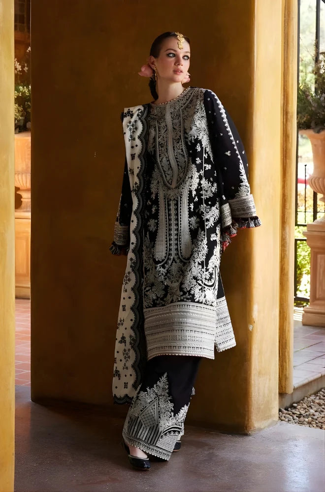 3PC EMBROIDERED LAWN SUIT - GR-705